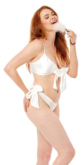 Cream Peaches N CreaMe Wrist Feather Tickler – Soft Sensual Toy Whips & Paddles
